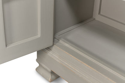 French Grey Cupboard - Chapin Furniture