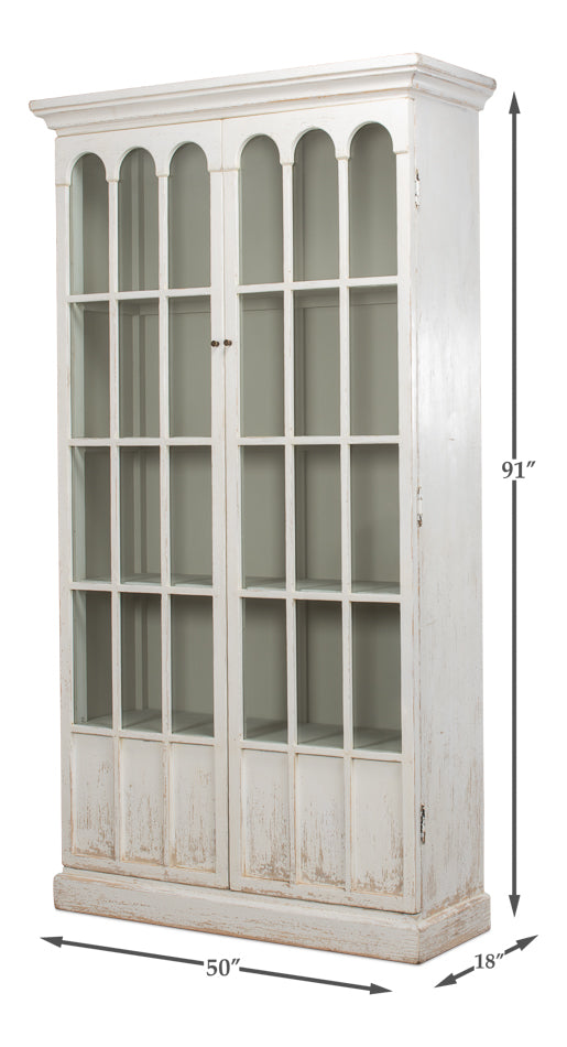 Edgar Allan Glass Bookcase - Chapin Furniture