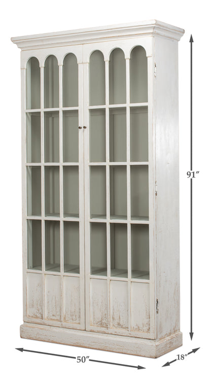 Edgar Allan Glass Bookcase - Chapin Furniture