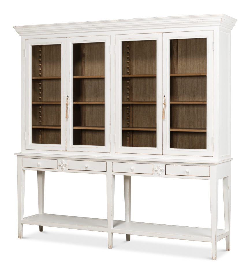 Beacon Hill Display Case- White - Chapin Furniture