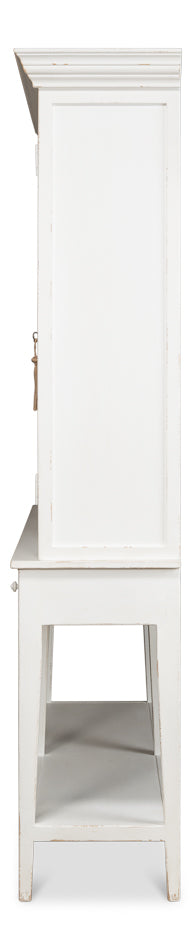 Beacon Hill Display Case- White - Chapin Furniture