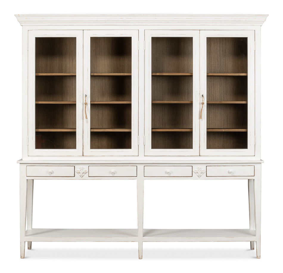 Beacon Hill Display Case- White - Chapin Furniture
