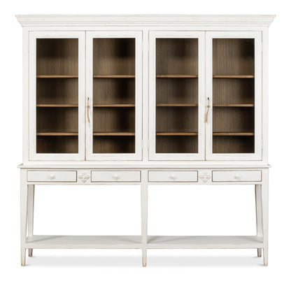 Beacon Hill Display Case- White - Chapin Furniture