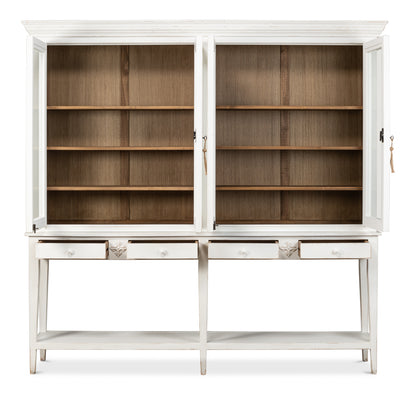 Beacon Hill Display Case- White - Chapin Furniture