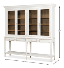Beacon Hill Display Case- White - Chapin Furniture