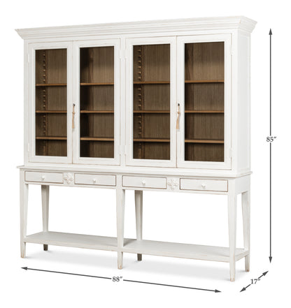 Beacon Hill Display Case- White - Chapin Furniture