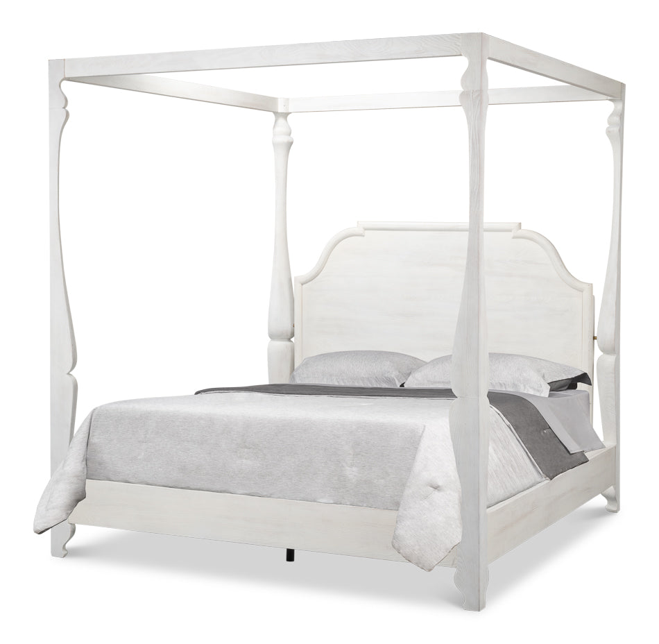 Madeline Bungalow King Bed- Bungalow White - Chapin Furniture