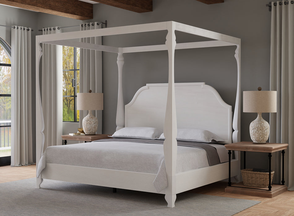 Madeline Bungalow King Bed- Bungalow White - Chapin Furniture
