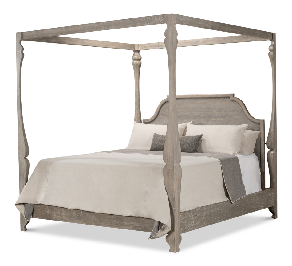 Madeline Bungalow King Bed- Moonskin - Chapin Furniture