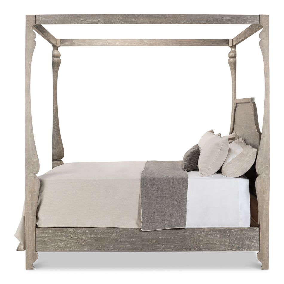 Madeline Bungalow King Bed- Moonskin - Chapin Furniture