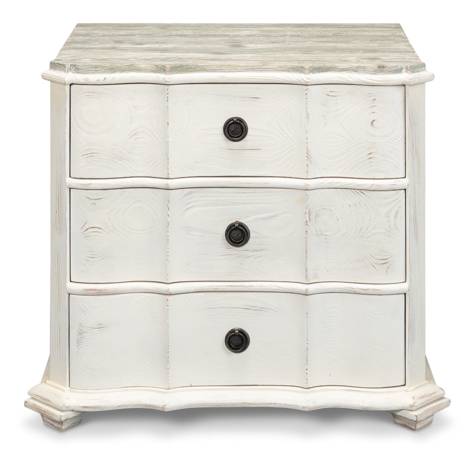 Sarreid Ltd. Courbee Bungalow Nightstand - Thumbnail 2