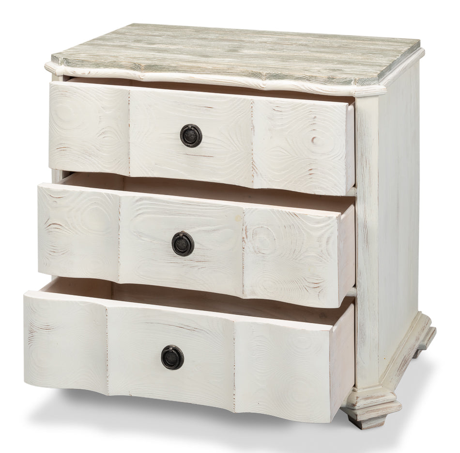 Sarreid Ltd. Courbee Bungalow Nightstand - Thumbnail 3