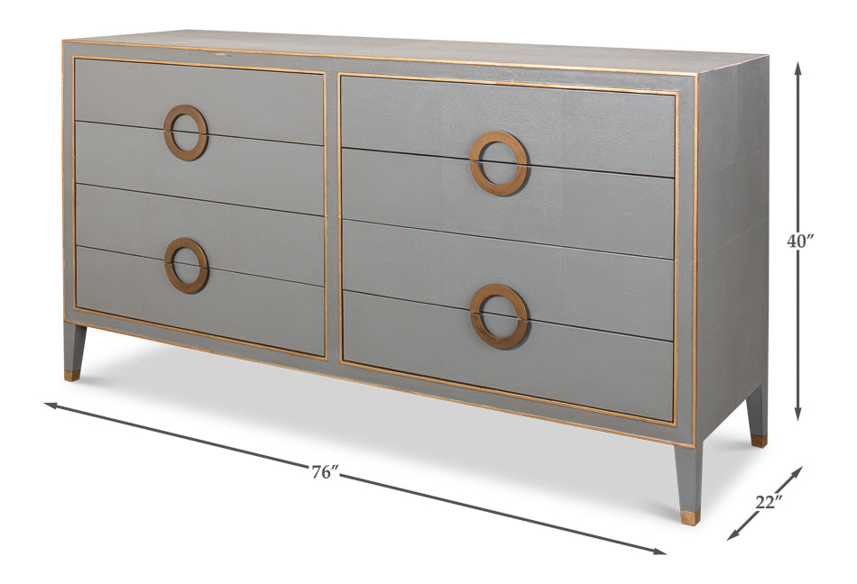 Gabriella Chest Of Drawers- Storm Grey - Chapin Furniture