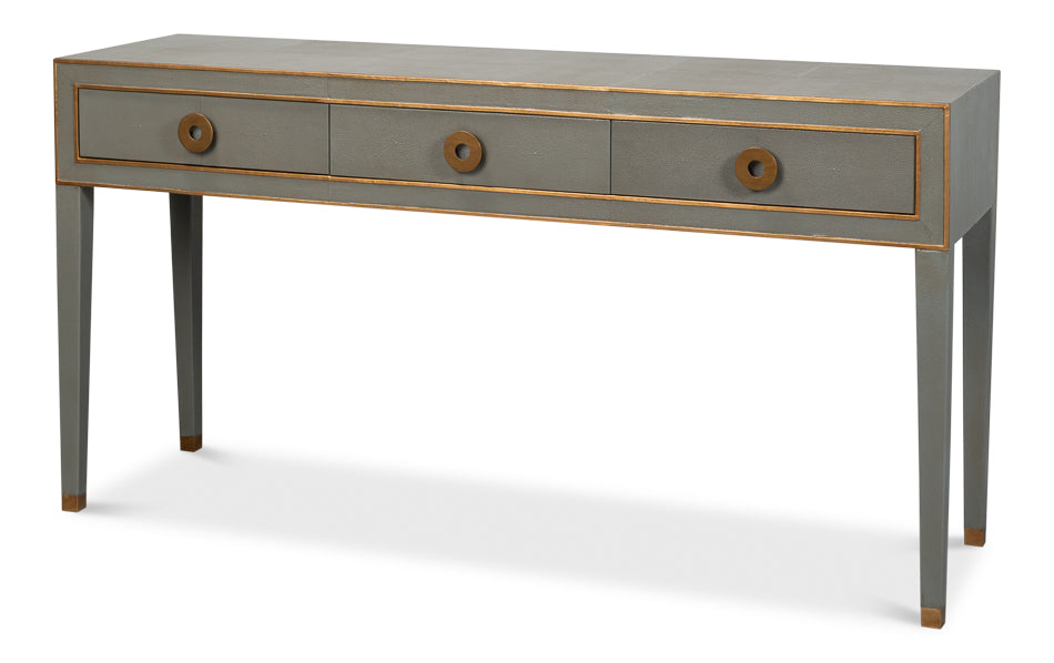 Gabriella Console- Storm Grey - Chapin Furniture