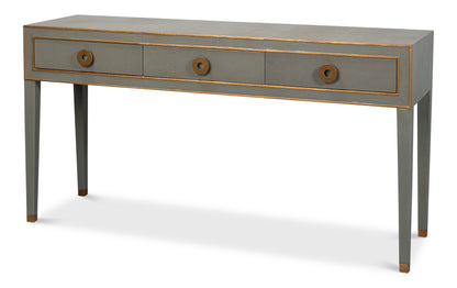 Gabriella Console- Storm Grey - Chapin Furniture