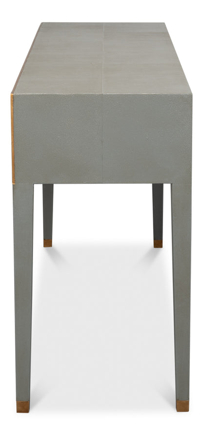 Gabriella Console- Storm Grey - Chapin Furniture