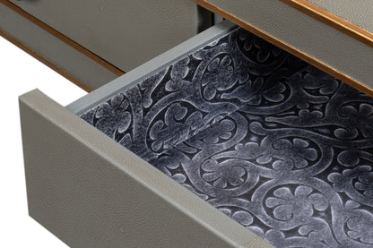 Gabriella Console- Storm Grey - Chapin Furniture