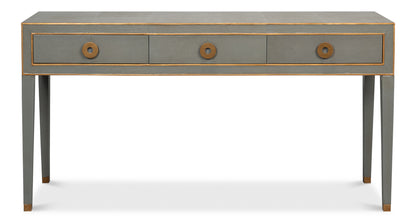 Gabriella Console- Storm Grey - Chapin Furniture