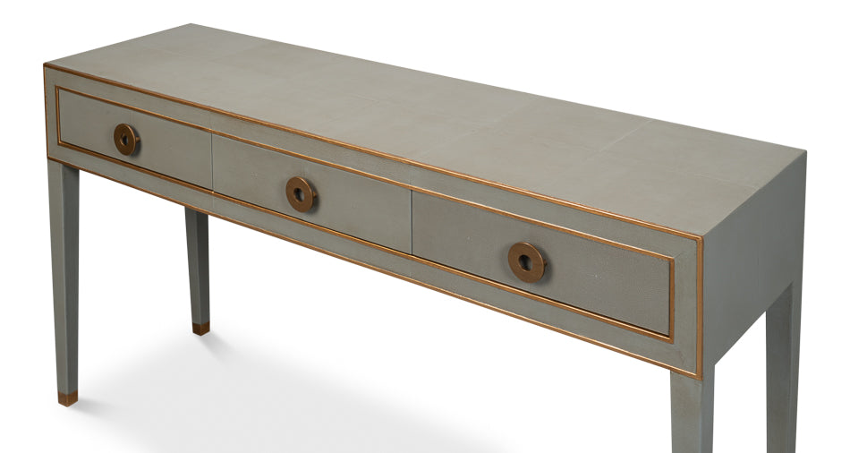 Gabriella Console- Storm Grey - Chapin Furniture