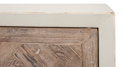 Hollis 4 Door Sideboard-Antique White - Chapin Furniture