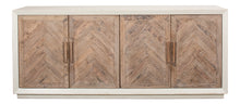 Hollis 4 Door Sideboard-Antique White - Chapin Furniture