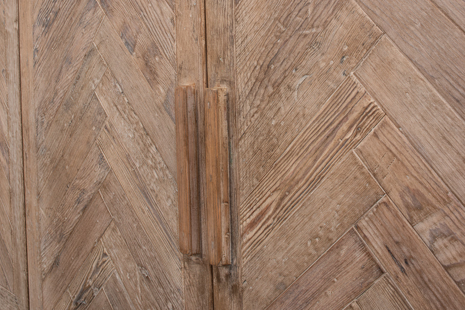 Hollis 4 Door Sideboard-Antique White - Chapin Furniture