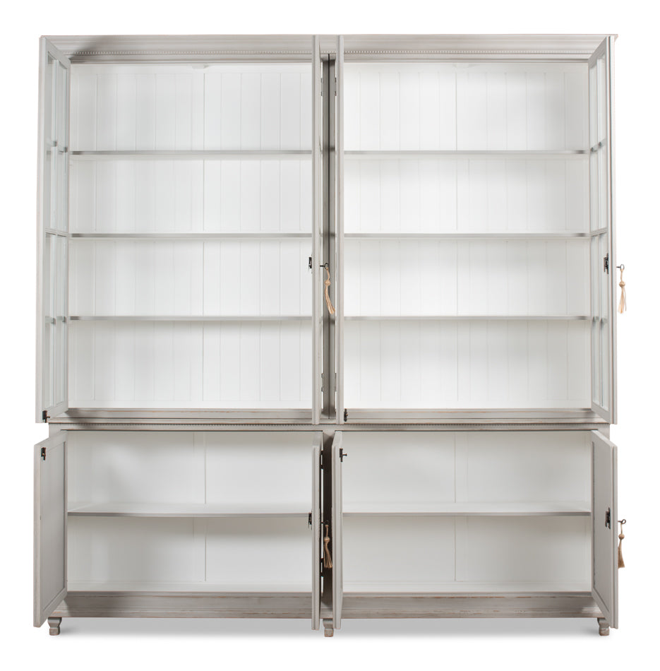 Harper Glass Front Bookcase - Chapin Furniture
