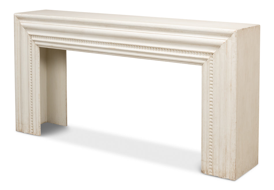 Mantel Console- Antique White - Chapin Furniture