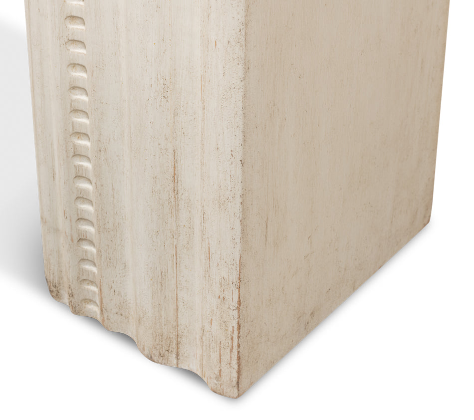 Mantel Console- Antique White - Chapin Furniture