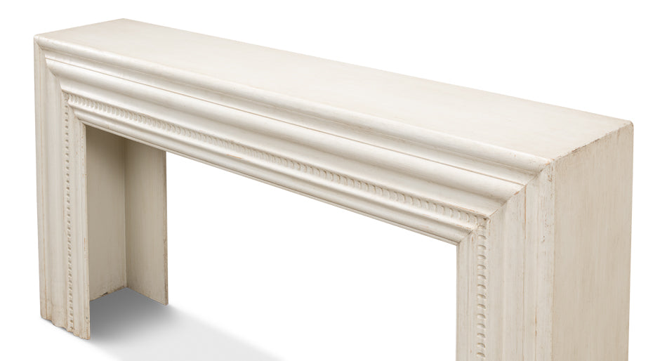 Mantel Console- Antique White - Chapin Furniture