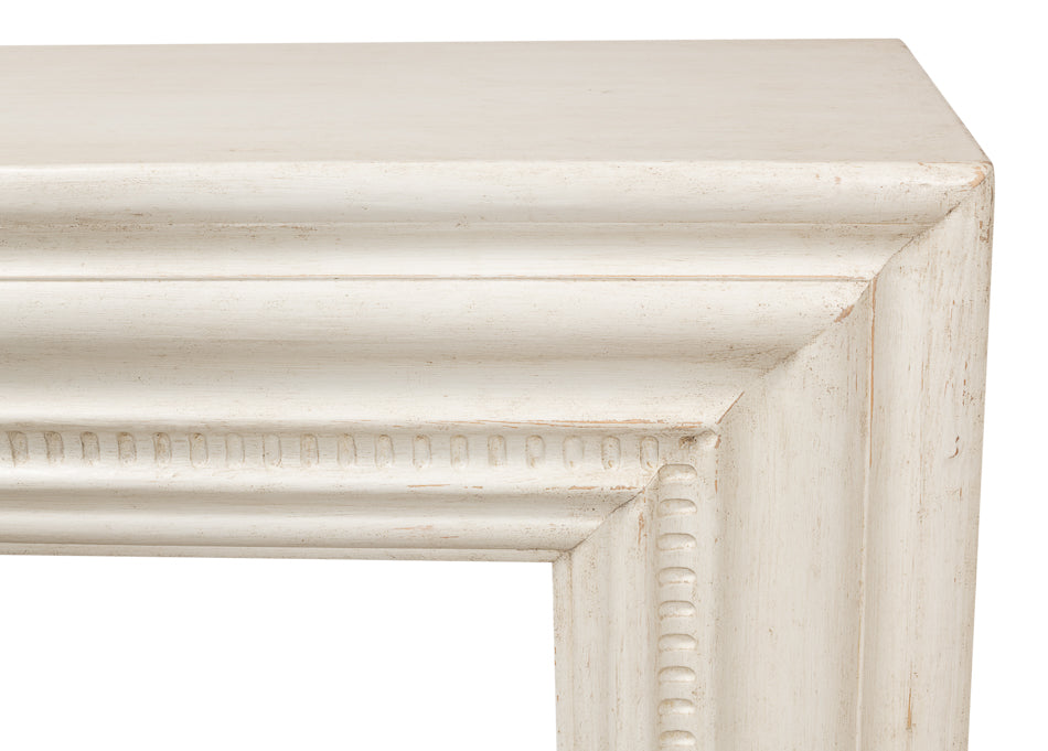 Mantel Console- Antique White - Chapin Furniture