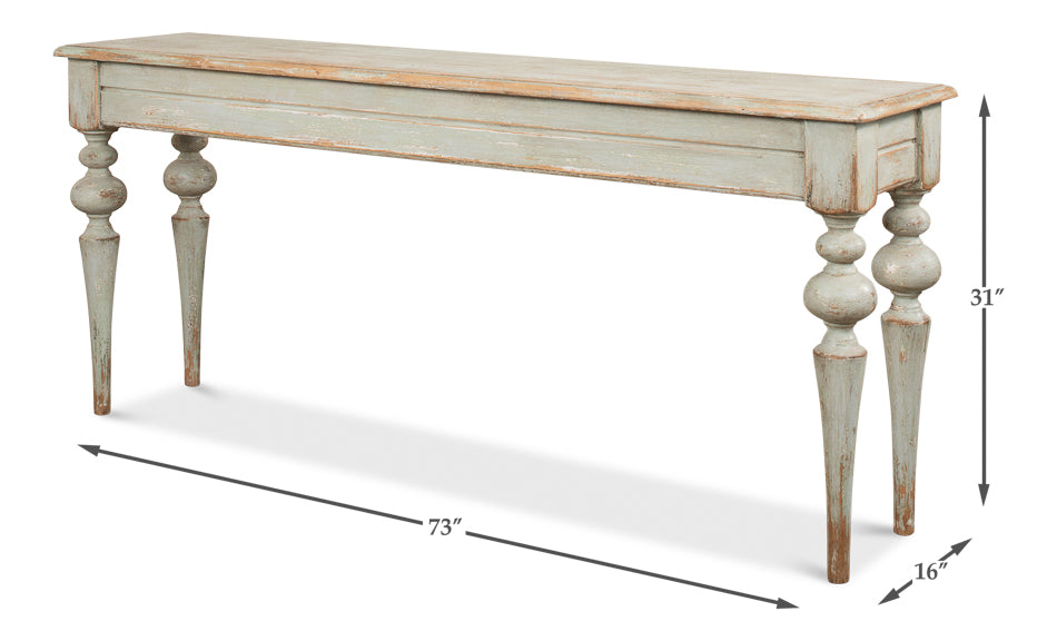 Hudson Console- Sage - Chapin Furniture