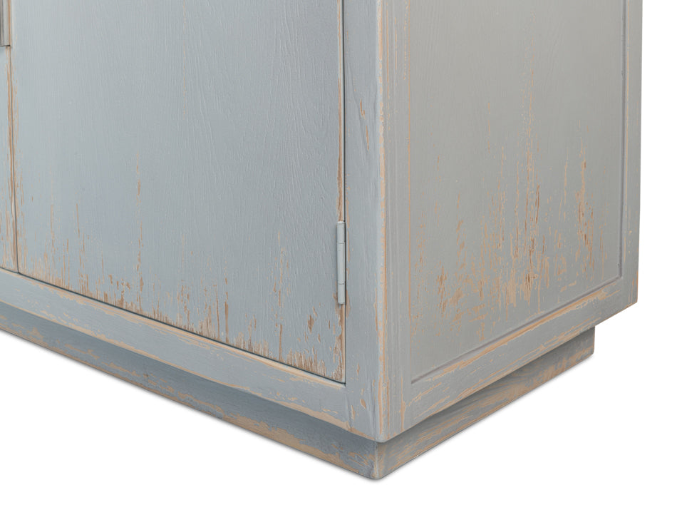 Maldives 4 Door Sideboard- Eros Blue - Chapin Furniture