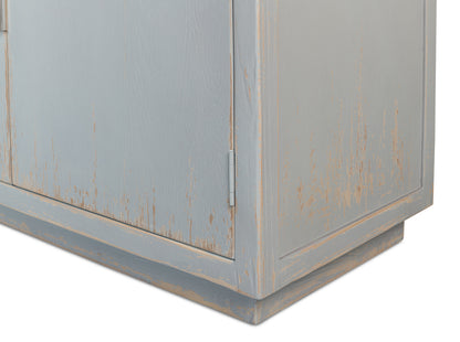 Maldives 4 Door Sideboard- Eros Blue - Chapin Furniture