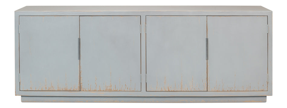 Maldives 4 Door Sideboard- Eros Blue - Chapin Furniture