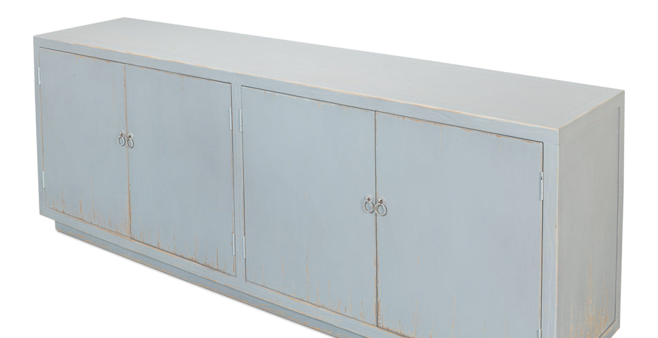 Peyto Four Door Sideboard- Eros Blue - Chapin Furniture