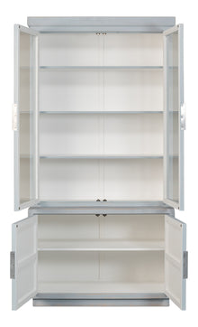 Maldives 2 Door Bookcase- Eros Blue - Chapin Furniture