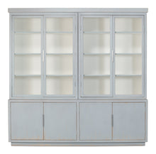 Maldives 4 Door Bookcase- Eros Blue - Chapin Furniture