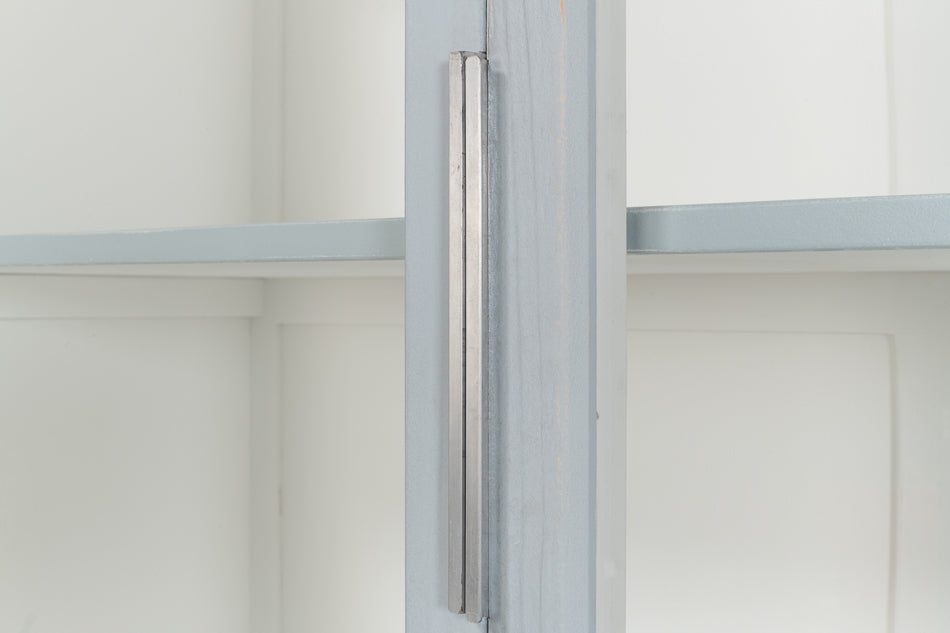 Maldives 4 Door Bookcase- Eros Blue - Chapin Furniture