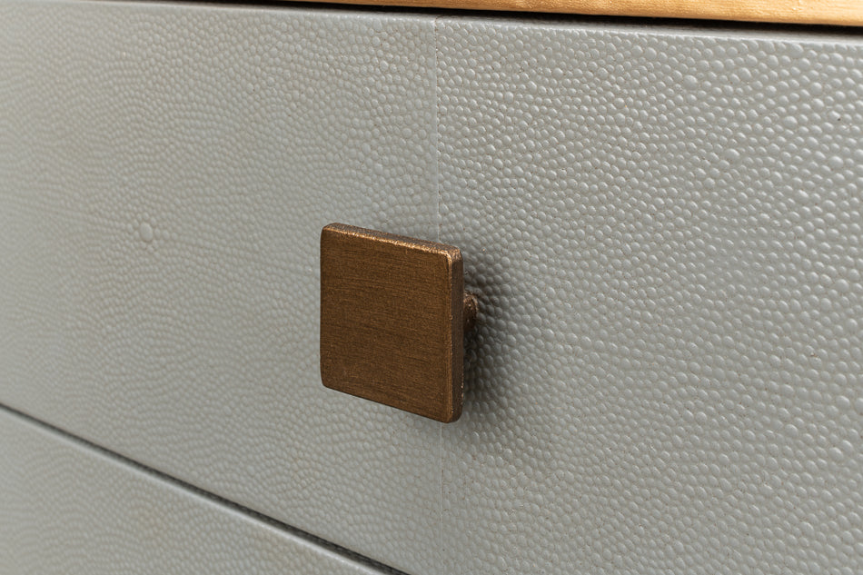 Gillian Two Drawer Nightstand- Storm Grey - Chapin Furniture