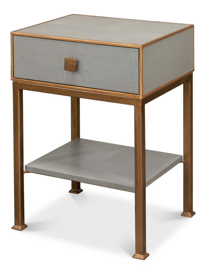 Gillian One Drawer Nightstand- Storm Grey - Chapin Furniture