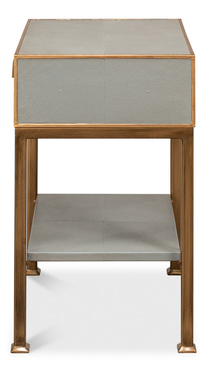 Gillian One Drawer Nightstand- Storm Grey - Chapin Furniture