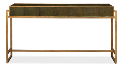 Shagreen Console Table-  Leaf - Chapin Furniture