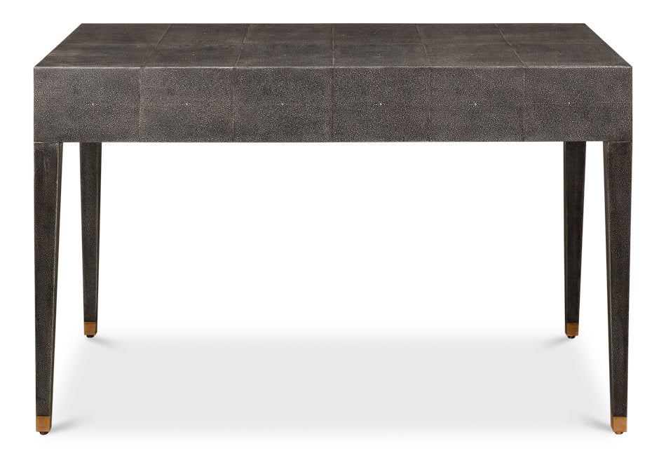 Gabriella Shagreen Desk/Table- Antique Grey - Chapin Furniture