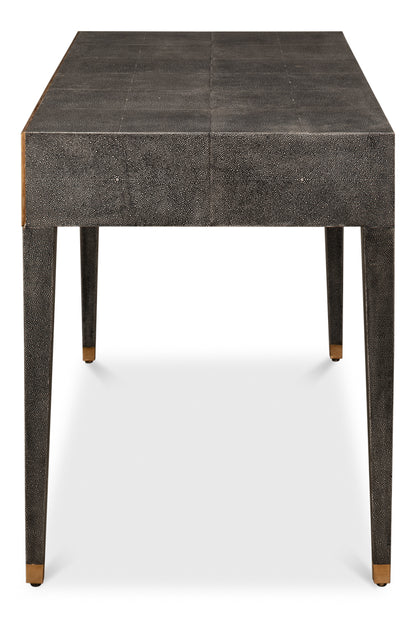 Gabriella Shagreen Desk/Table- Antique Grey - Chapin Furniture