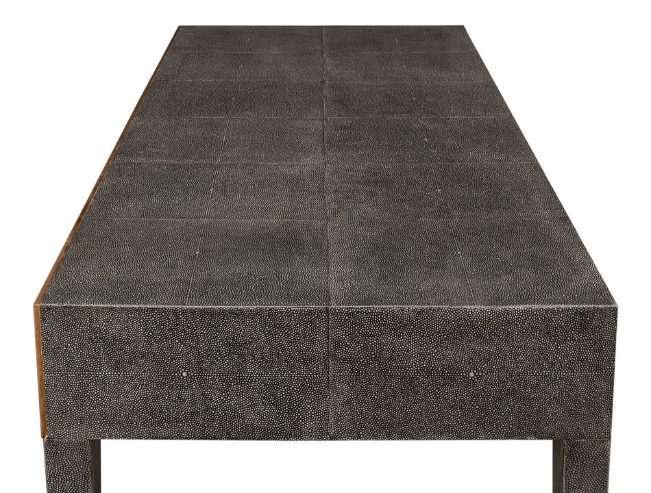 Gabriella Shagreen Desk/Table- Antique Grey - Chapin Furniture