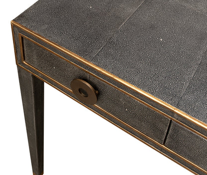 Gabriella Shagreen Desk/Table- Antique Grey - Chapin Furniture