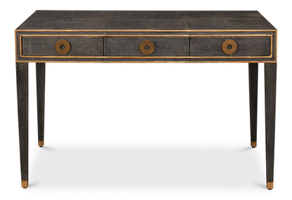 Gabriella Shagreen Desk/Table- Antique Grey - Chapin Furniture