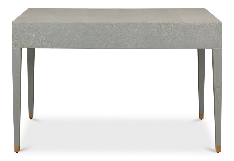 Gabriella Shagreen Desk/Table- Storm Grey - Chapin Furniture