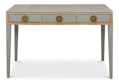 Gabriella Shagreen Desk/Table- Storm Grey - Chapin Furniture